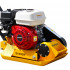 SKIPER SC60HWM.00 Виброплита SKIPER C60H-WM (Honda GX160, 5.5л.с., плита 53х37см., 11кН, 25м/мин, рез. ковр, колёса)