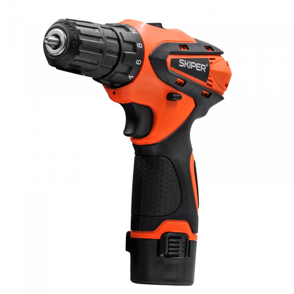 SKIPER SCS2800-1.00 Дрель-шуруповерт аккумуляторный SKIPER CS2800-1 (12В, 2 акк, 1,5 А/ч Li-ion, 2 ск, 19 Нм, кейс)