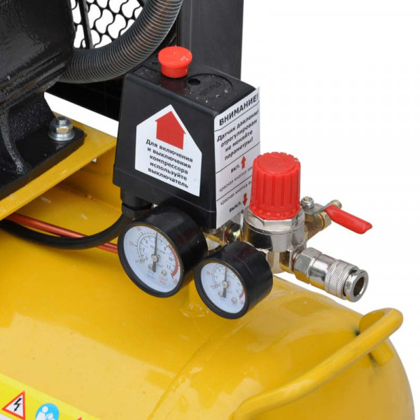 SKIPER SIBL2070А.00 Воздушный компрессор SKIPER IBL2070A (до 380 л/мин, 8 атм, 70 л, 230 В, 2.2 кВт)