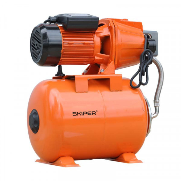 SKIPER SJET1000M.00 Станция водоснабжения автоматическая SKIPER JET1000M (900 Вт, 3100 л/ч, 24 л, чугун)