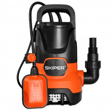 Насос погружной Skiper SP4500 2-в-1 (750 Вт, 14000л/ч, напор 8 м, 1" или 1 1/2")