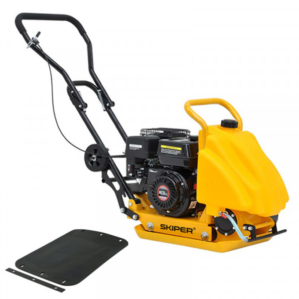 SKIPER SС60LWMT.00 Виброплита SKIPER C60L-WMT (LC160F, 5.5лс, плит 53х37см, 11кН, 25м/мин, бак/вод, рез ковр, колёса)