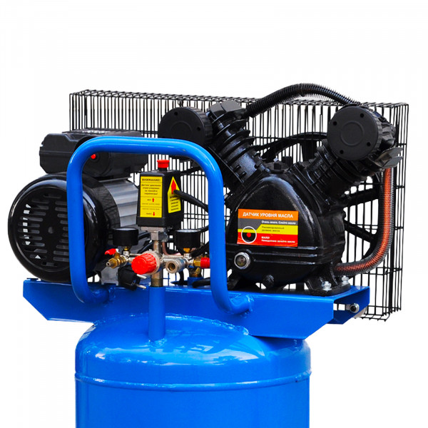 WELT WIBL3100V-2.00 Воздушный компрессор WELT IBL3100V-2 (до 380л/мин, 8атм, 100л, 230В, 2.2кВт, вертикальн  рессив)