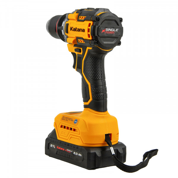 KATANA KBCD5501.00 Дрель-шуруповерт аккумуляторный Katana HD Line BCD5501 (21В,Бесщеточн.,2акк,2А/ч,Li-ion,10бит,кейс)