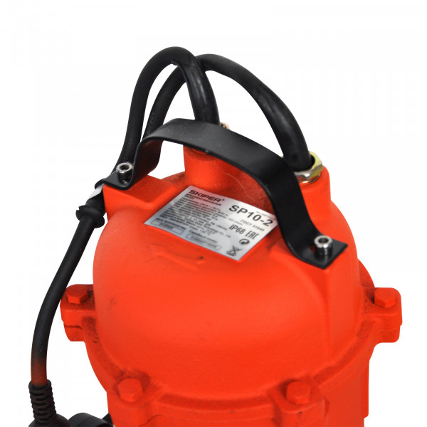 SKIPER SSP10-2.00 Насос дренажнo-фекальный Skiper SP10-2 (2000 Вт, 300 л/мин,чугун, попл.выкл)