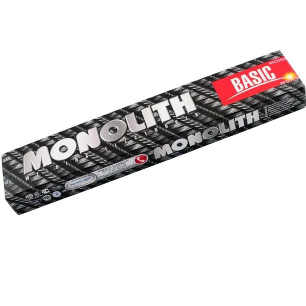 MONOLITH 4780085410227 Электроды сварочные УОНИ-1З/55 Плазма ТМ MONOLIТН д 5 мм: уп 5 кг