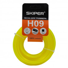 Леска SKIPER H09 (ф 3.0 мм х 15 м квадратн. сеч., желт.)