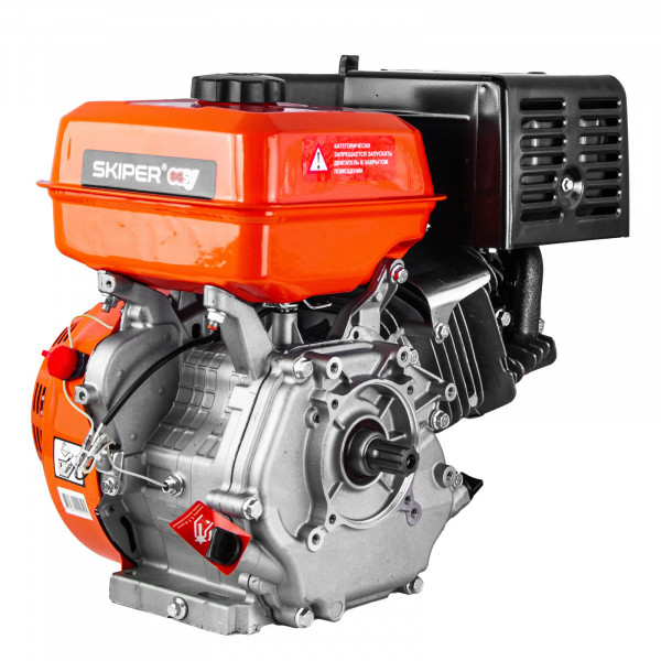 SKIPER SSN188F(SFT).00 Двигатель бензиновый SKIPER Easy N188F(SFT) (13 л.с., 389 см3, шлицевой вал диам. 25мм х40мм)