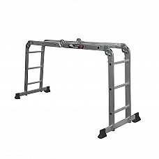 Лестница-трансформер алюминиевая SKIPER TRL4-3Y (4x3шт, 344см, выс. помоста 94см, шир. 35см, 150кг)