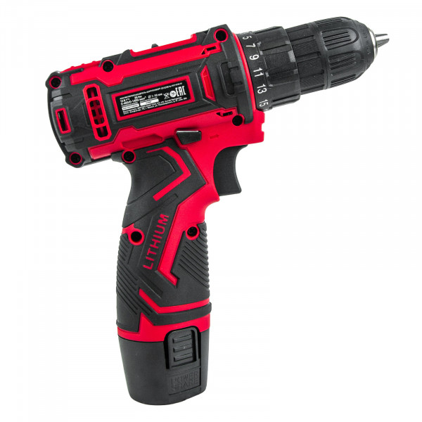 BRADO BDF410B.00 Дрель-шуруповерт аккумуляторный BRADO DF410B в коробке (12В, 1 акк, 1,5 А/ч Li-ion, 2 ск, 35 Нм)