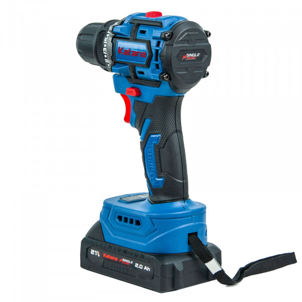 KATANA KCD3501.00 Дрель-шуруповерт аккумуляторный Katana CD3501 (21В,Бесщеточн.,2акк,2А/ч,Li-ion,10бит,кейс)