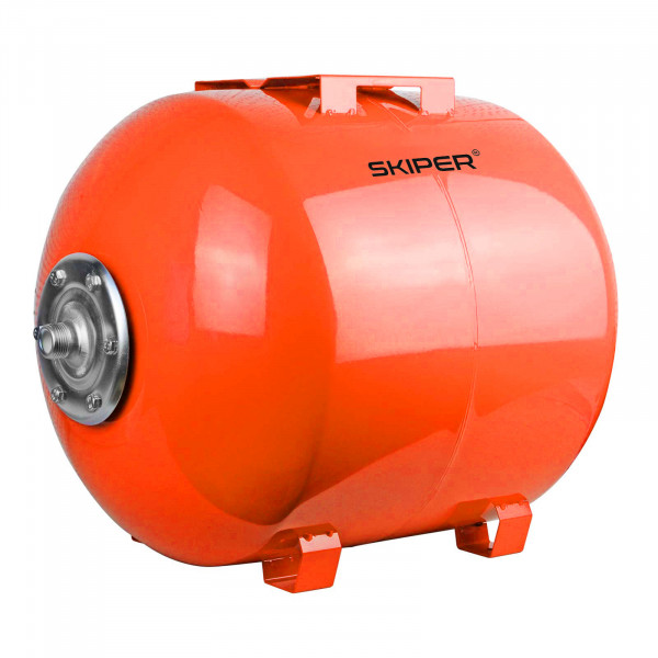SKIPER 4812561028524 Гидроаккумулятор SKIPER T-80H (80 л, горизонтальный, сталь, 6 атм)