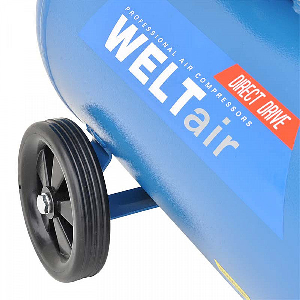 WELT WAR50LT.00 Воздушный компрессор WELT AR50LT (до 260 л/мин, 8 атм, 50 л, 230 В, 1.80 кВт)