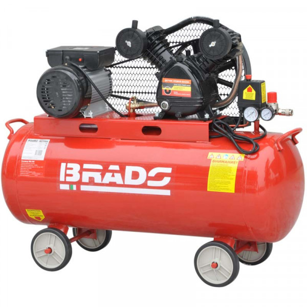 BRADO BIBL3100V.00 Воздушный компрессор BRADO IBL3100V (до 380 л/мин, 8 атм, 100 л, 230 В, 2.2 кВт)