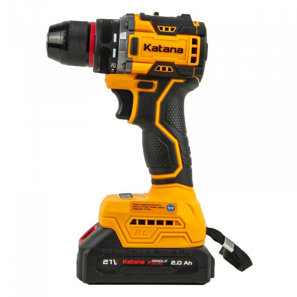 KATANA KBCD5001.00 Дрель-шуруповерт аккумуляторный Katana HD Line BCD5001 (21В,Бесщет.,1акк,2А/ч,Li-ion,10 бит,кор.)