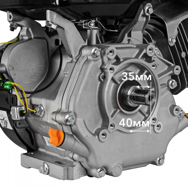 LONCIN G420F-1 Двигатель бензиновый LONCIN G420F (15.0 л.с., 25*35 мм, ШЛИЦ)