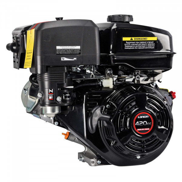 LONCIN G420F-1 Двигатель бензиновый LONCIN G420F (15.0 л.с., 25*35 мм, ШЛИЦ)