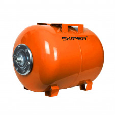 Гидроаккумулятор SKIPER T-50H (50 л, горизонтальный, сталь, 6 атм)