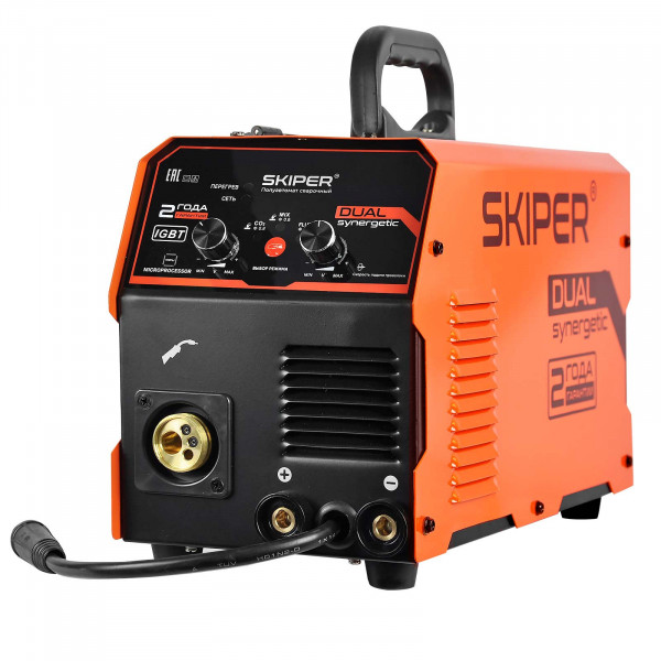 SKIPER SMIG/MAG-250D-17.00 Полуавтомат сварочный SKIPER MIG/MAG-250D-17 (250А; МИКРОПРОЦЕССОР; MIG/MAG; еврорукав 3м)