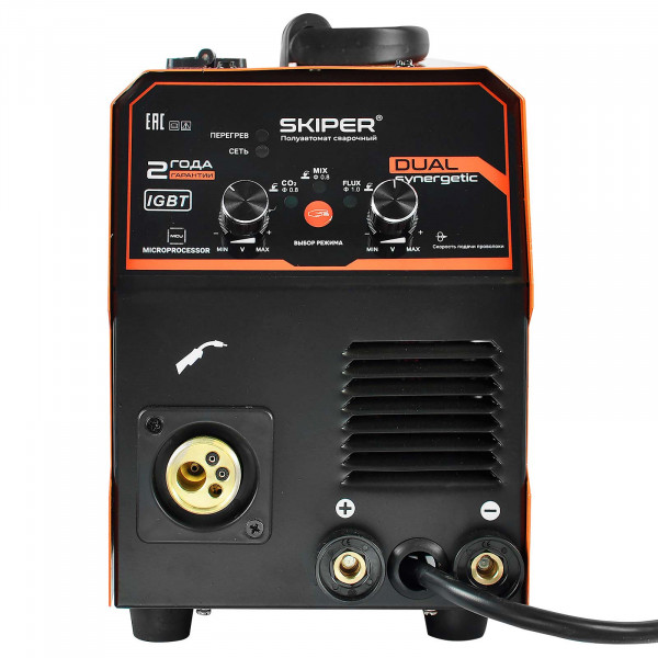 SKIPER SMIG/MAG-250D-17.00 Полуавтомат сварочный SKIPER MIG/MAG-250D-17 (250А; МИКРОПРОЦЕССОР; MIG/MAG; еврорукав 3м)