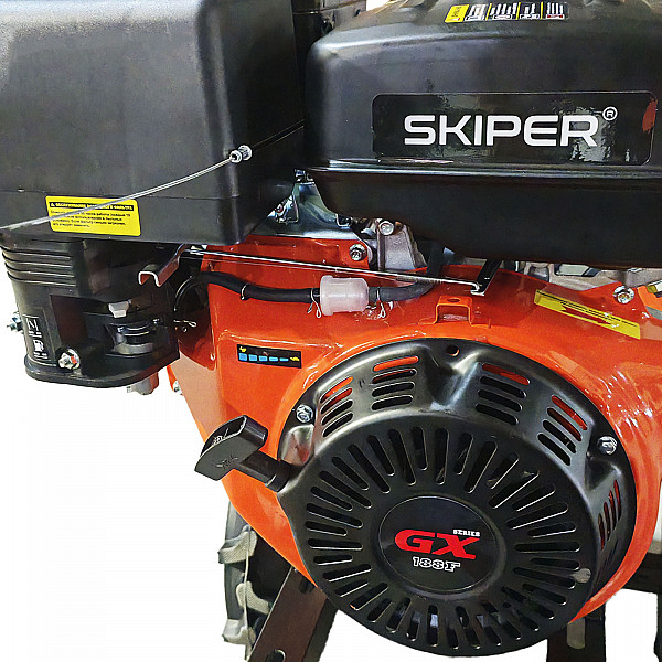 SKIPER SSP1400S.00 Культиватор SKIPER SP-1400S (14 л.с., без ВОМ, пон.передача, 3+1, 2 года гарантии, без колёс)