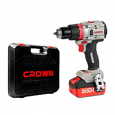 Дрель-шуруповерт ударная аккумуляторная CROWN CT21127HMX-4 BMC