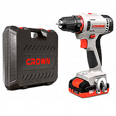 Дрель-шуруповерт аккумуляторная CROWN CT21081H-2 BMC
