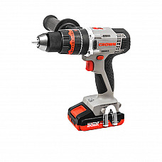 Дрель-шуруповерт аккумуляторная ударная CROWN CT21075HMX-2 BMC
