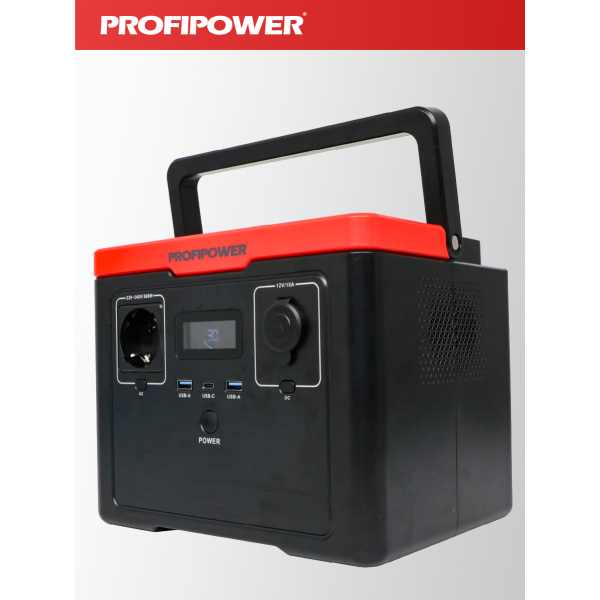 Аккумуляторная портативная электростанция F0061 PROFIPOWER ПЭ-600PRO 600Вт