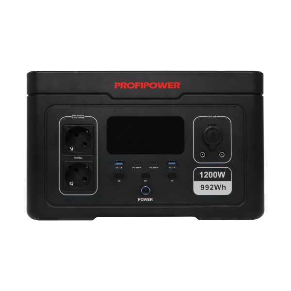 Аккумуляторная портативная электростанция F0062 PROFIPOWER ПЭ-1200PRO 1200Вт