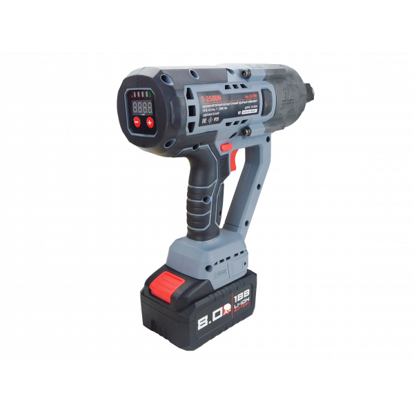 Аккумуляторный гайковерт бесщеточный ударный E0189 PROFIPOWER T-2500N