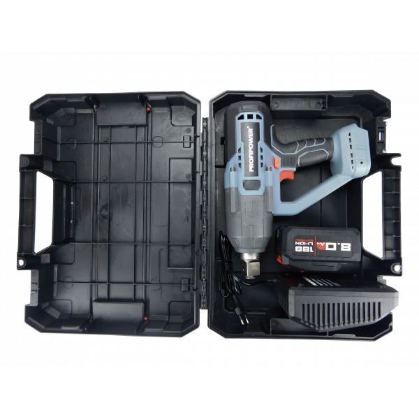 Аккумуляторный гайковерт бесщеточный ударный E0189 PROFIPOWER T-2500N
