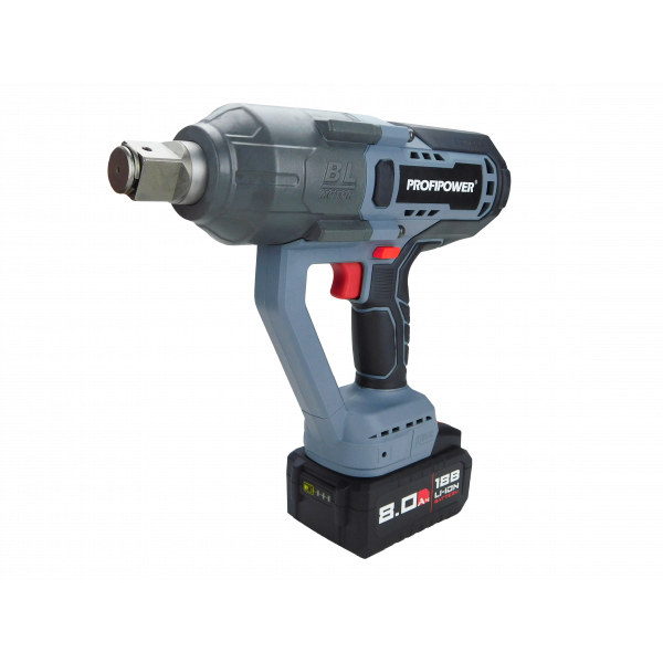 Аккумуляторный гайковерт бесщеточный ударный E0189 PROFIPOWER T-2500N