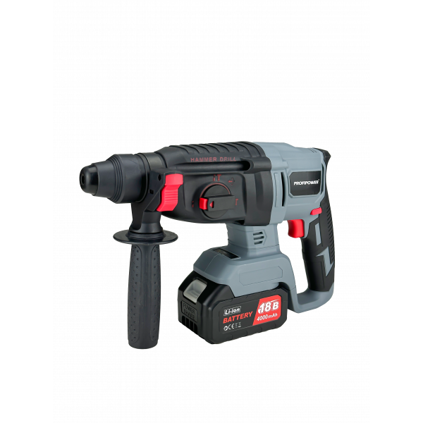 Аккумуляторный перфоратор беcщеточный T0058 PROFIPOWER MKDHR-18V - 2акб 4Ач