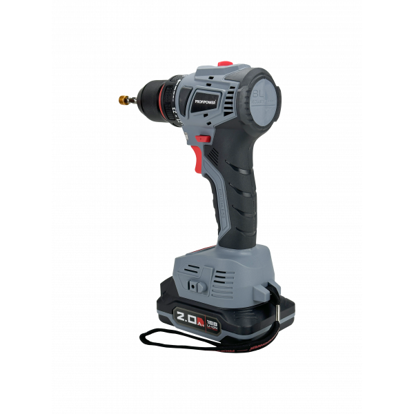Аккумуляторный шуруповерт бесщеточный T0056 PROFIPOWER MKBL-18B