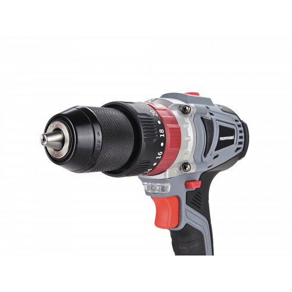 Аккумуляторный шуруповерт бесщеточный ударный E0087 PROFIPOWER MKDHP-18V