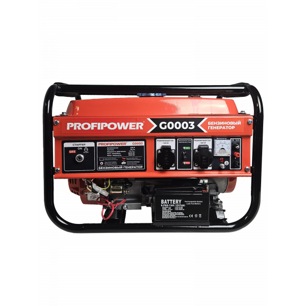 Бензиновый генератор G0003 PROFIPOWER БГ-4000Э