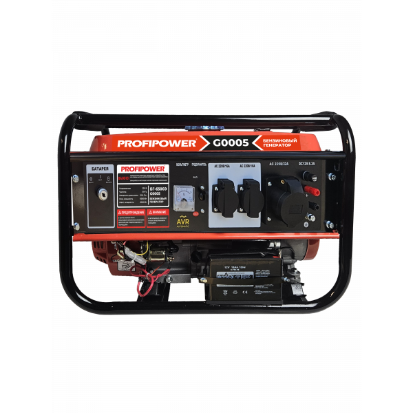 Бензиновый генератор G0005 PROFIPOWER БГ-6500Э
