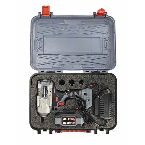 Бесщеточный аккумуляторный ударный гайковерт E0186 PROFIPOWER T-900N