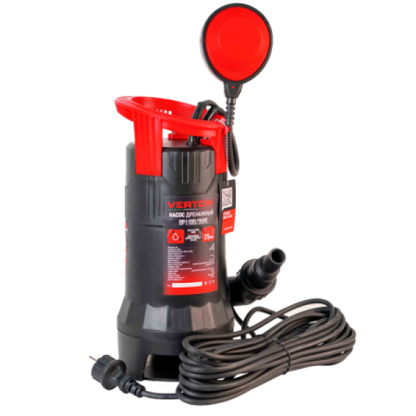 Дренажный насос для грязной воды Verton AQUA DP1100/35PE 01.14140.14161