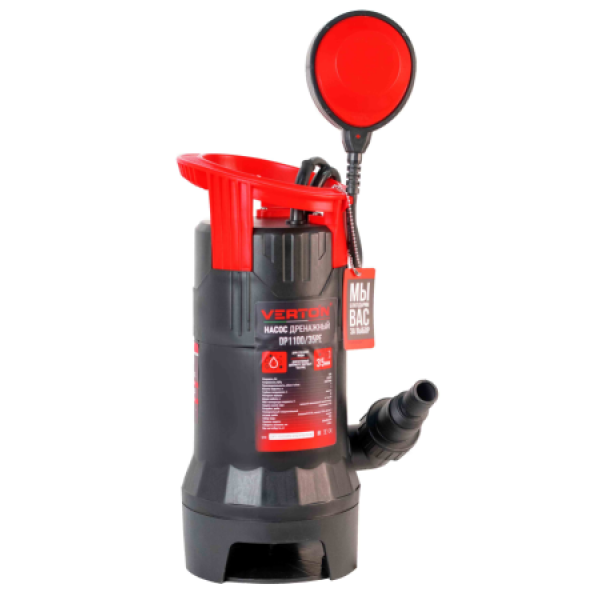 Дренажный насос для грязной воды Verton AQUA DP1100/35PE 01.14140.14161