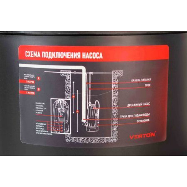 Дренажный насос для грязной воды Verton AQUA DP750/35PI 01.14140.14165
