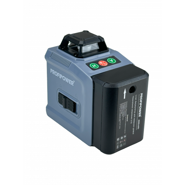 Лазерный нивелир E0214 PROFIPOWER NL-12G + Штатив E0051, Высота 1,5м
