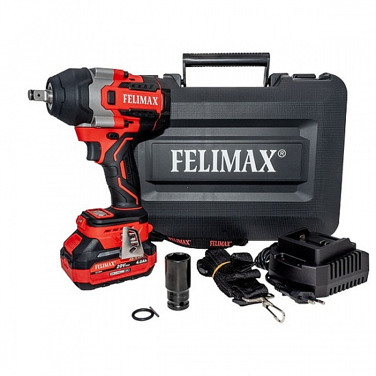 FELIMAХ ГАУ-850/20В(354100000)FELIMAX ГАУ-850/20В FELIMAX, Гайковерт аккумуляторный ударный (без аккум. и ЗУ)
