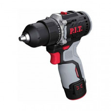 PIT PBM12K-10B/1 Дрель бесщеточная аккумуляторная X-DRIVER, 12 В, 35 Нм, патр 10 мм, 2ск., АКБ 1,5 Ач, ЗУ PIT