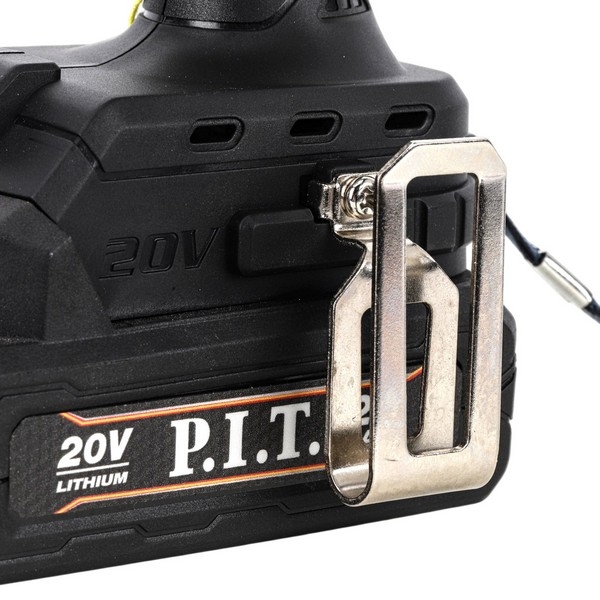 PIT PBM20H-10C SOLO Дрель аккум. бесщёточная P.I.T., 20В, 50Нм, мет. патрон 10мм, 2ск, коробка