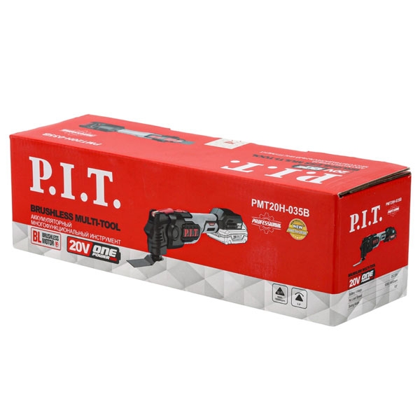 PIT PMT20H-035B Реноватор (МФИ) аккум. бесщеточный P.I.T. SOLO, 20В, 5000-19000кол/мин, угол 3,6°, LED