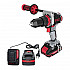 PIT PSB20H-13C/2 Дрель ударная бесщеточная аккумуляторная,X-DRIVER, 20 В, 110 Hm, патрон 13 мм,2 АКБ 4Ач, ЗУ, кейс PIT