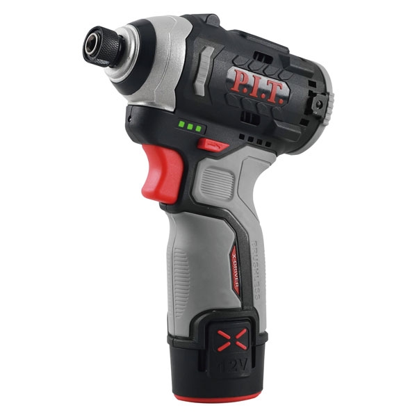 PIT PSD12K-120A/1 Винтоверт IMPACT аккум. бесщёточный P.I.T. PSD12K-120A/1 (12В, 120Нм, 3 ск, HEX 1/4