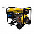 CHAMPION DG6501E Генератор дизельный 5/5,5кВт, 8,9лс 12,5л 12V, эл.стартер, колеса, счетчик